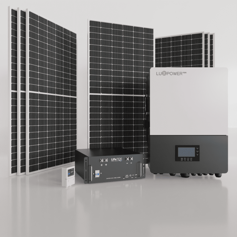 10kW LuxPower Load Shedding Solution Kit. 5120Wh Lithium Battery for Solar 100ah. LuxPower Hybrid Inverter. Hybrid Backup Kit for Sale South Africa.