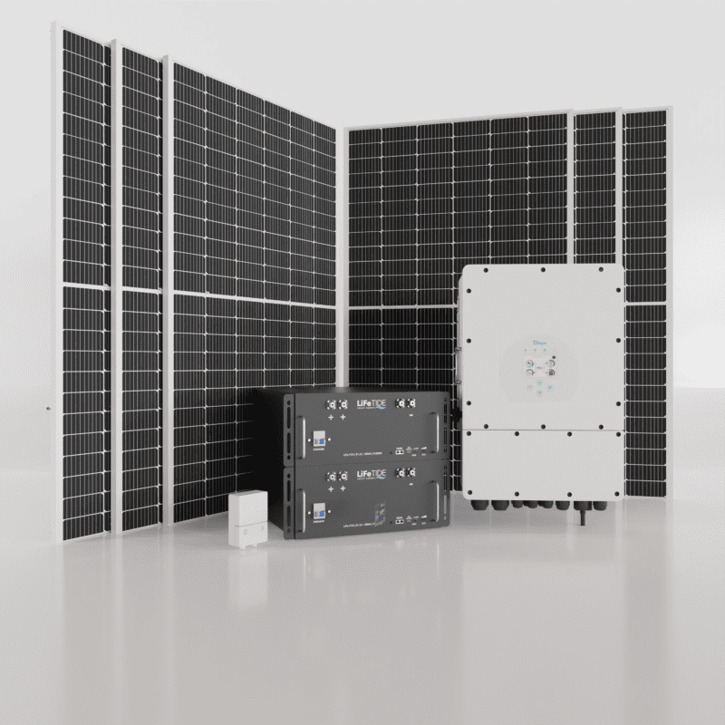 12kW Deye Solar System. 2x 5120Wh LiFePO4 Batteries for Solar. Deye Hybrid Inverter. 6x 565W BiFacial JA Solar Panels. Hybrid Solar System for Sale South Africa.