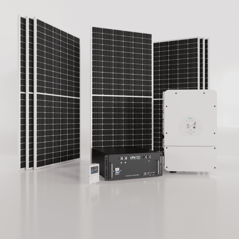 5kW Deye Solar System. 5120Wh Lithium Battery for Solar. LiFePO4. Deye Inverter for Sale. 7x 460W JA Solar Panels. Hybrid Solar System for Sale South Africa.