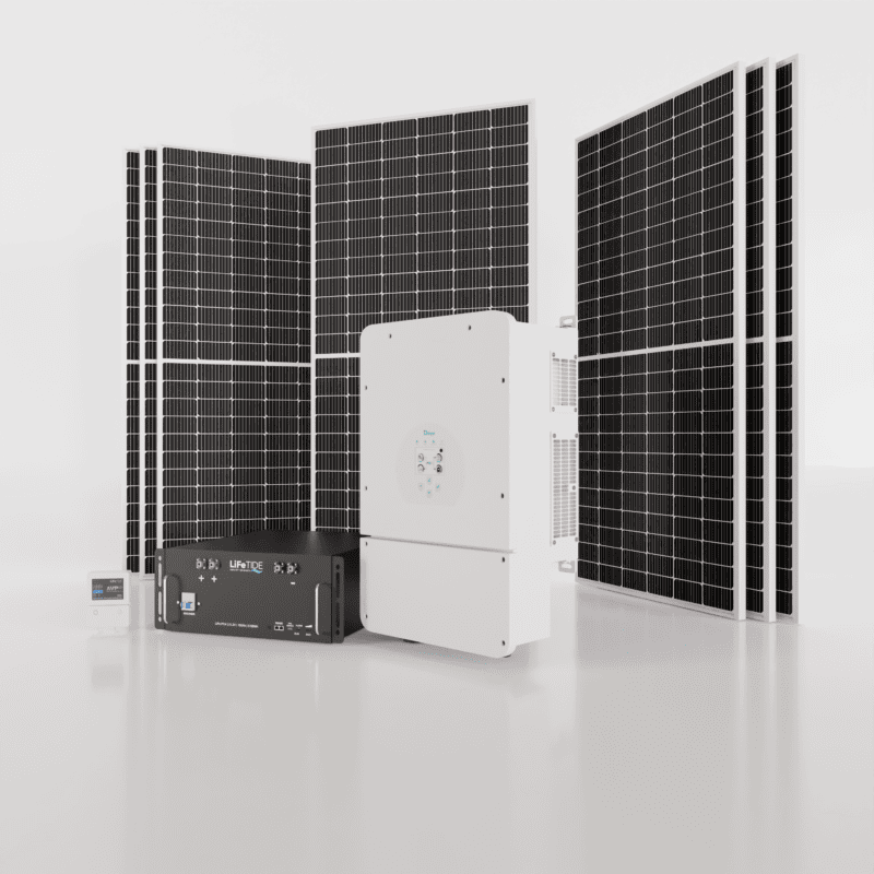 8kW Deye Solar System. 5120Wh Lithium Battery for Solar LiFePO4. Deye Inverter for Sale. 7x 460W BiFacial JA Solar Panels. Hybrid Solar System for Sale South Africa.