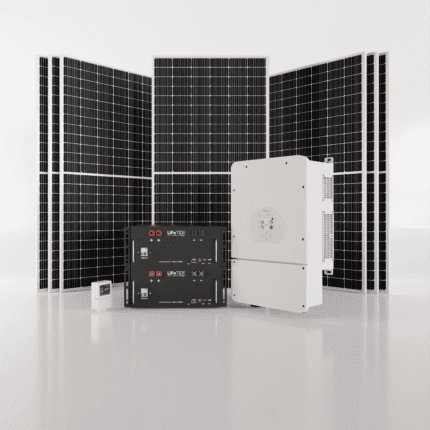 8kW Deye Solar System. 2x 5kW Lithium Solar Batteries for Solar. Deye Hybrid Inverter. 7x 460W JA Solar Panels. Solar System for Sale South Africa.
