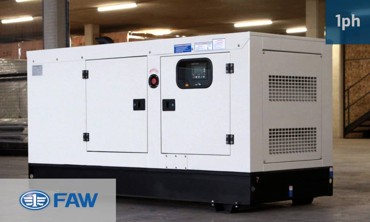 20kVa FAW Diesel Generator for Sale in South Africa. FAW Generator Prices. GKOS-22. Silent Generator. Single Phase