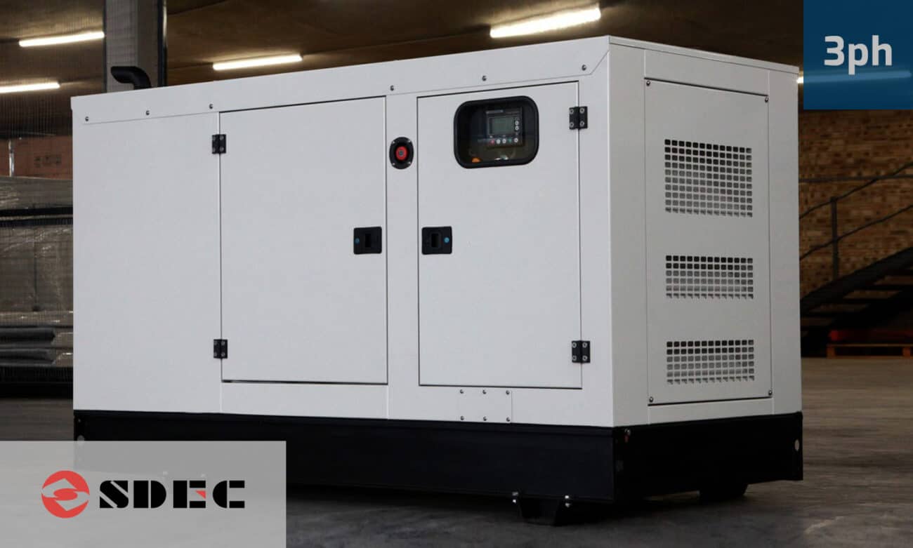 63kVa SDEC Diesel Generator for Sale in South Africa. SDEC Generator Prices. GKDS69. Silent Generator.