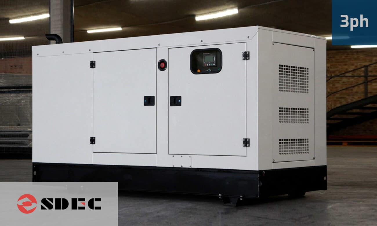 80kVa SDEC Diesel Generator for Sale in South Africa. SDEC Generator Prices. GKDS88. Silent Generator.